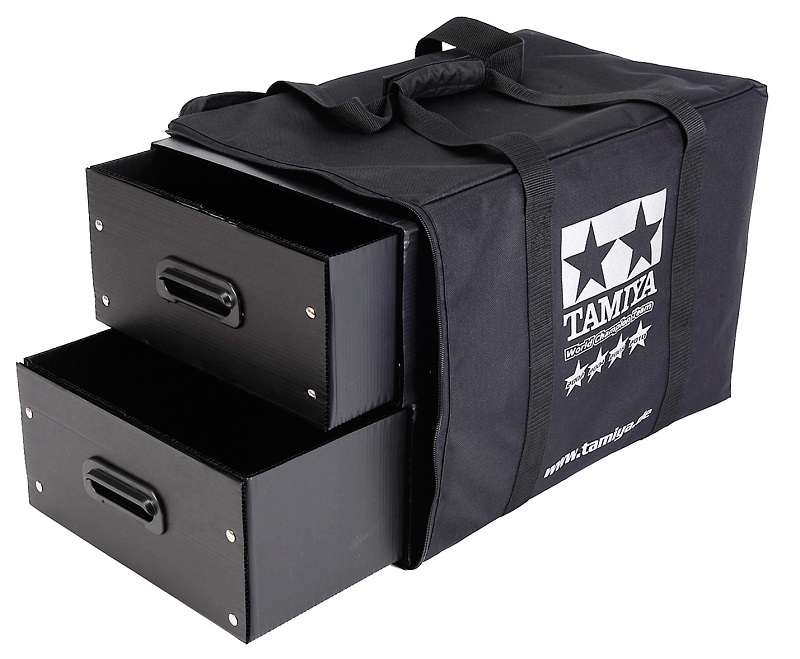 Tamiya Large RC Car Carry Bag by Carson-Tamiya Germany With Two Drawers C908124