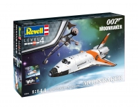 Revell 05665 Gift Set - Moonraker Space Shuttle (James Bond 007) "Moonraker" - Model Kit Gift Set with Paint & Glue Included