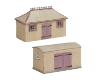 Graham Farish 42-0055S Pagoda Shed and Store Salmon and Cream N Gauge Scenecraft Pre-Painted Building