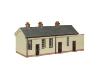 Bachmann 44-0187B S&DJR Wooden Station Building Chocolate and Cream 1:76 OO Scale Scenecraft Pre-Painted Resin Building