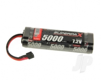 Radient RDNA0102 Superpax 7.2v 5000Mah Stick Battery with Deans Connector ###