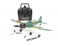 Volantex / Sonik RC Mitsubishi Zero 400mm Ready To Fly 4-Ch RC Plane with Flight Stabilisation (Complete Package)