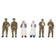 Bachmann 36-409 OO Scale People - WWI Medical Staff and Soldiers
